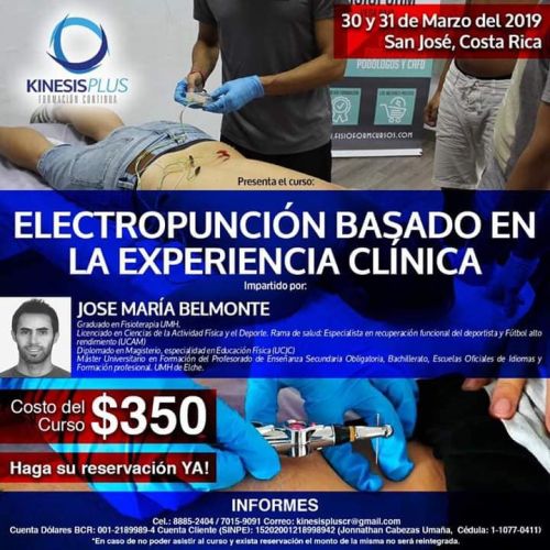 ELECTROPUNCION BASADA EN LA EXPERIENCIA CLÍNICA Costa Rica (San josé)