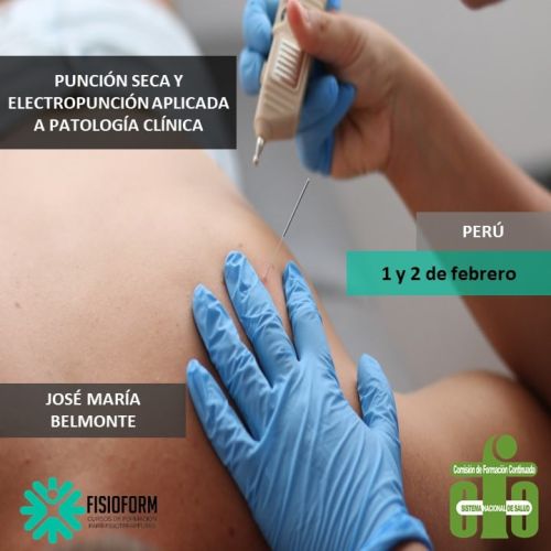 CURSO PUNCIÓN SECA Y ELECTROPUNCIÓN BASADA EN LA EXPERIENCIA CLÍNICA PERÚ (Lima)