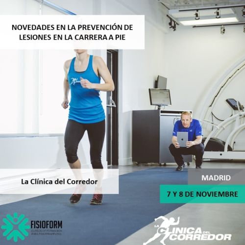 NOVEDADES EN LA PREVENCIÓN DE LESIONES EN LA CARRERA A PIE (Madrid) Noviembre