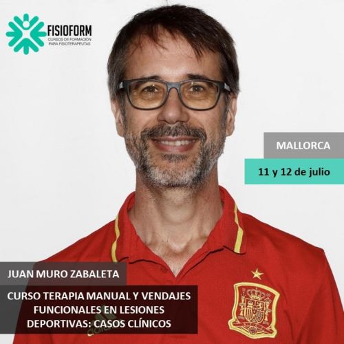 TERAPIA MANUAL Y VENDAJES FUNCIONALES EN LESIONES DEPORTIVAS: CASOS CLÍNICOS (Julio) Mallorca
