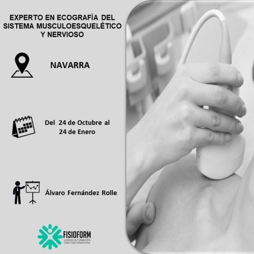 EXPERTO EN ECOGRAFÍA DEL SISTEMA MUSCULOESQUELÉTICO Y NERVIOSO PARA FISIOTERAPEUTAS Octubre (Navarra)