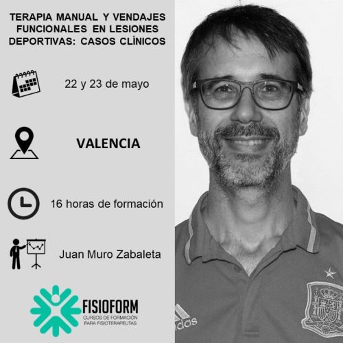 TERAPIA MANUAL Y VENDAJES FUNCIONALES EN LESIONES DEPORTIVAS: CASOS CLÍNICOS Mayo (Valencia)