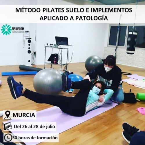 MÉTODO PILATES SUELO E IMPLEMENTOS APLICADO A PATOLOGÍA Julio (Murcia)