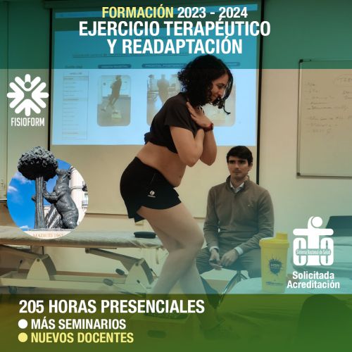 Especialista Ejercicio Terapéutico y Readaptación Madrid