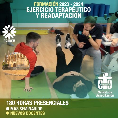 Especialista Ejercicio Terapéutico y Readaptación Mallorca