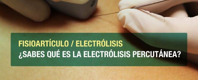 Portada Artículo Electrólisis Percutánea